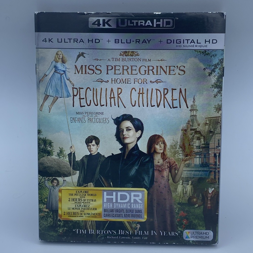 Miss Peregrine's Home for Peculiar Children 4K UltraHD + Blu-Ray Discs